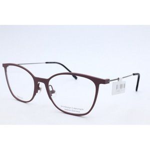 Prodesign Denmark 4387 c.4221 Rose Medium Square Eyeglasses Clear Lenses 53mm